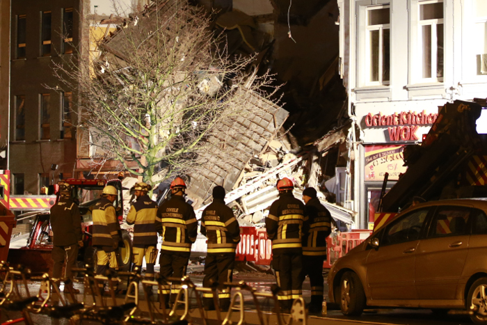 Взрыв разрушил здание в бельгийском Антверпене