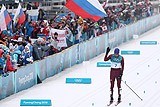 Россияне Большунов и Ларьков завоевали серебро и бронзу ОИ в лыжном марафоне