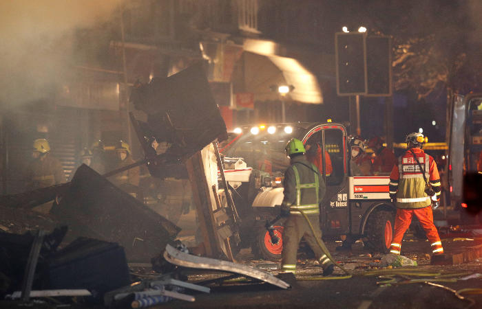 Взрыв произошел в английском Лестере