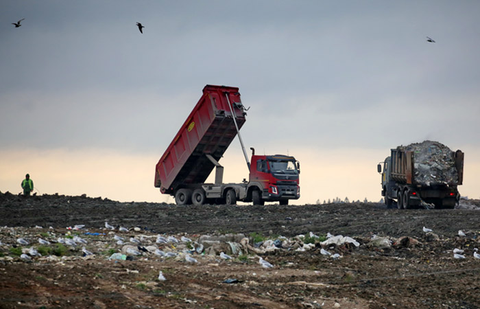 Режим ЧС введен на мусорном полигоне "Ядрово" в Подмосковье