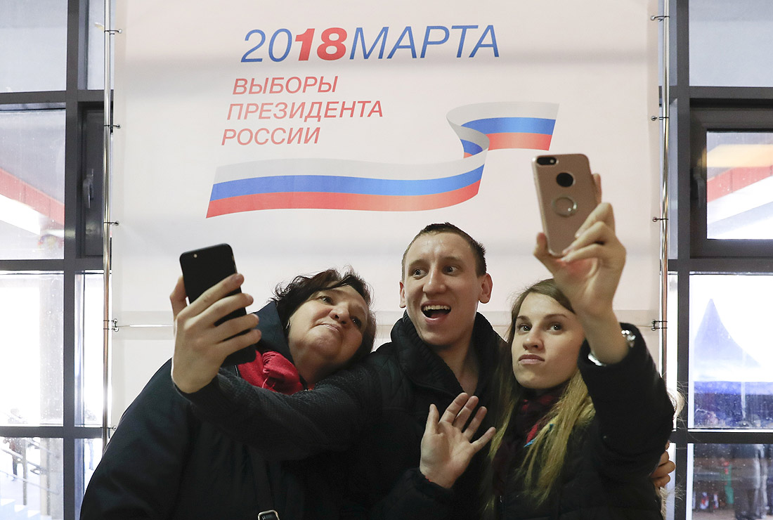 Голосование на выборах президента в Москве