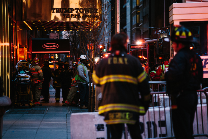Один человек погиб в результате пожара в Trump Tower