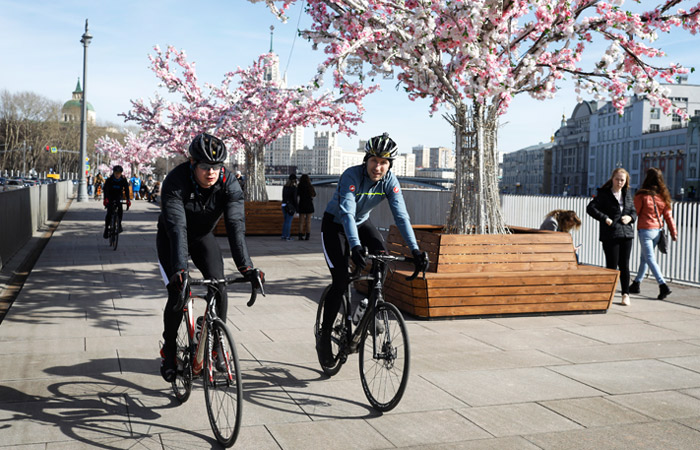 В Москве полностью растаял снег
