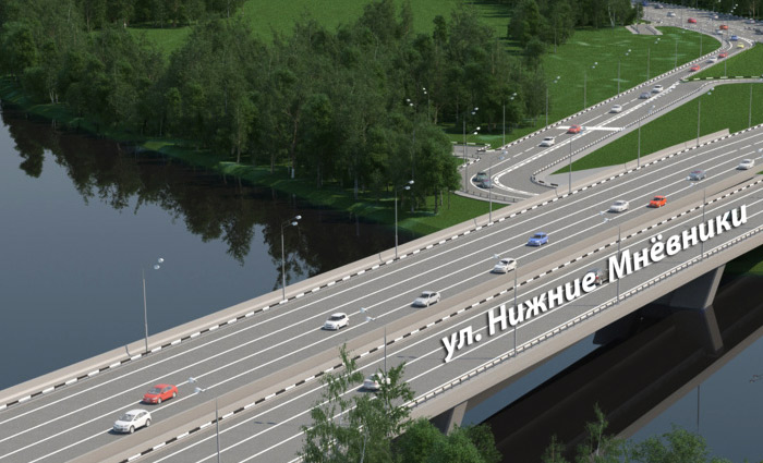 В Москве открыто движение по новому Крылатскому мосту