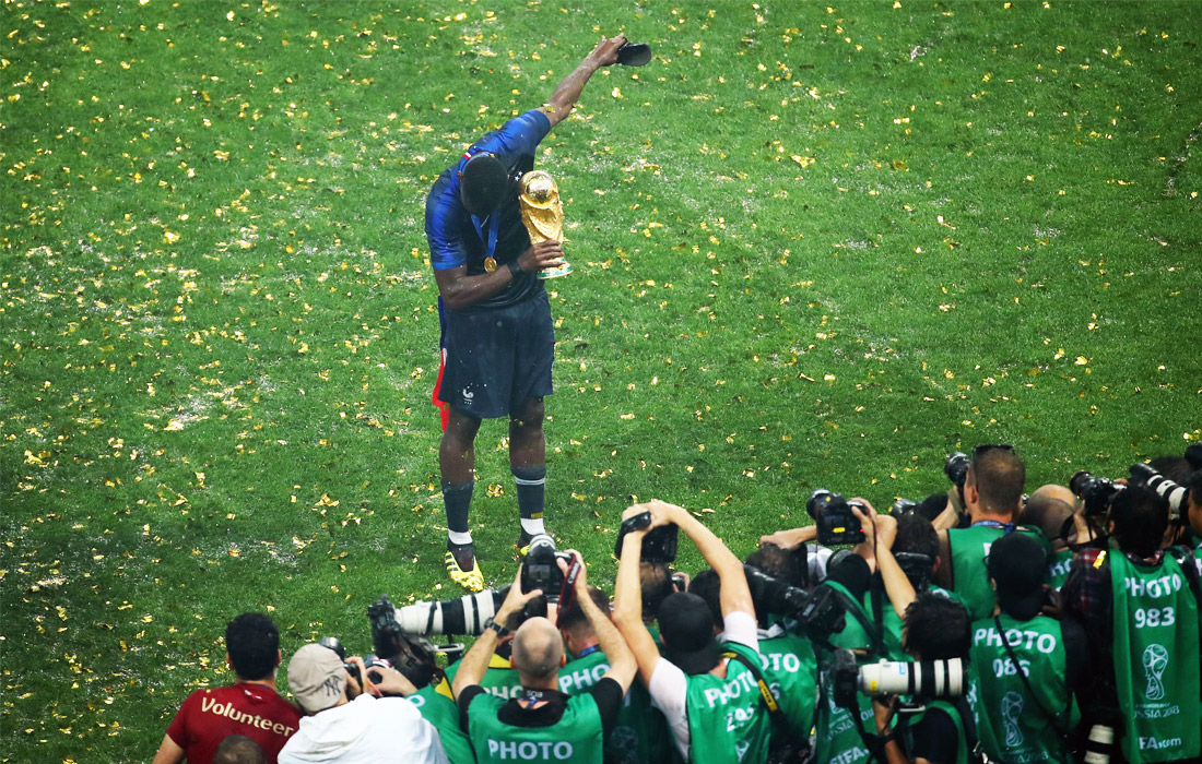 Французский футболист Поль Погба