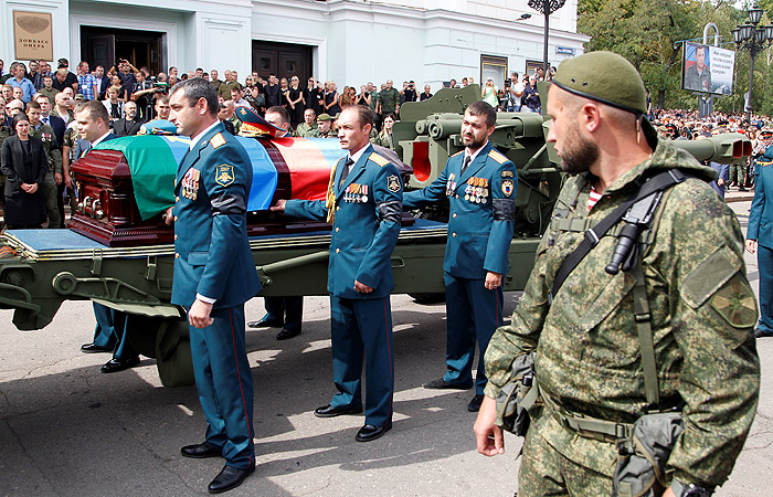 В Донецке прошли похороны Александра Захарченко