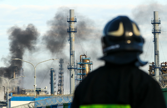 Потушен пожар на Московском нефтеперерабатывающем заводе