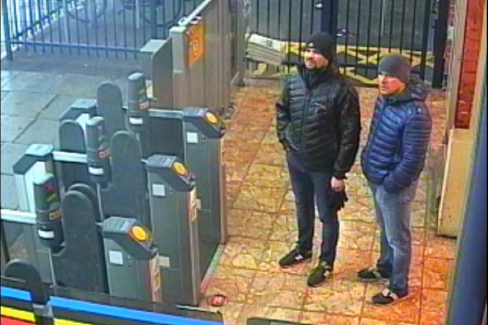 Британская полиция опубликовала кадры пребывания Петрова и Боширова в стране
