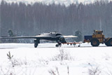 Опубликованы первые фото российского 20-тонного беспилотника "Охотник"