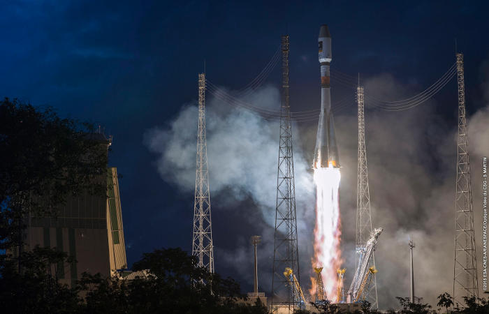Ракета "Союз" вывела на орбиту британские спутники связи OneWeb