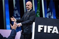 Инфантино переизбран президентом ФИФА