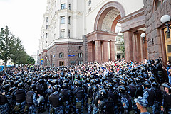 Полиция насчитала около 3,5 тыс. человек на акции оппозиции в Москве