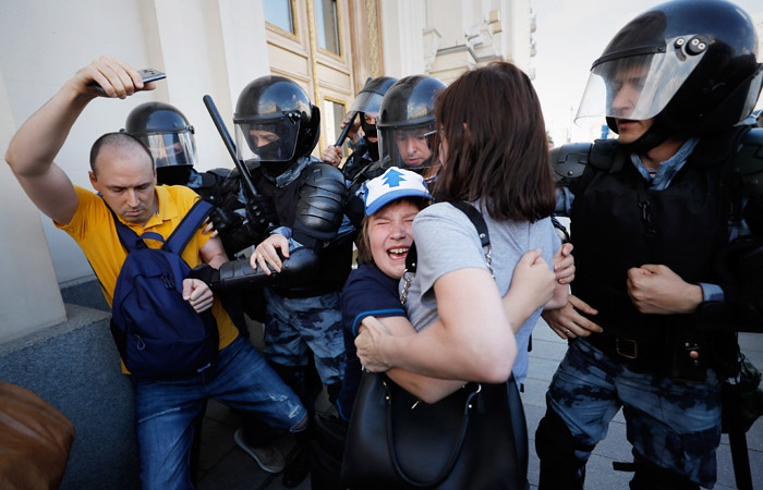 Мосгорсуд сообщил о 88 арестах и 330 штрафах для участников акции 27 июля