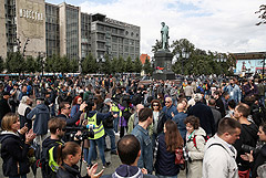 В Москве на акции оппозиции задержали около 600 человек
