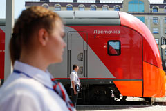 Между Москвой и Белгородом начал курсировать скоростной поезд "Ласточка"