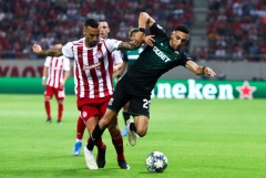 "Краснодар" пропустил четыре гола от "Олимпиакоса"