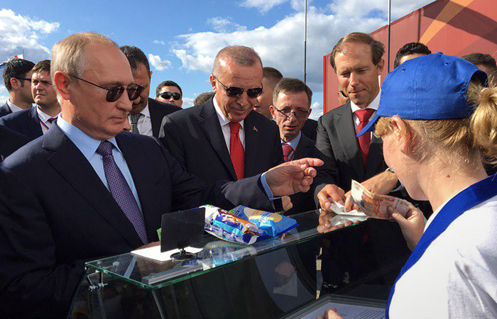 Путин хотел передать сдачу от мороженого для Эрдогана на развитие авиации