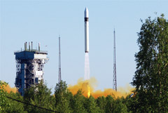 Ракета "Рокот" с военным спутником стартовала с космодрома Плесецк