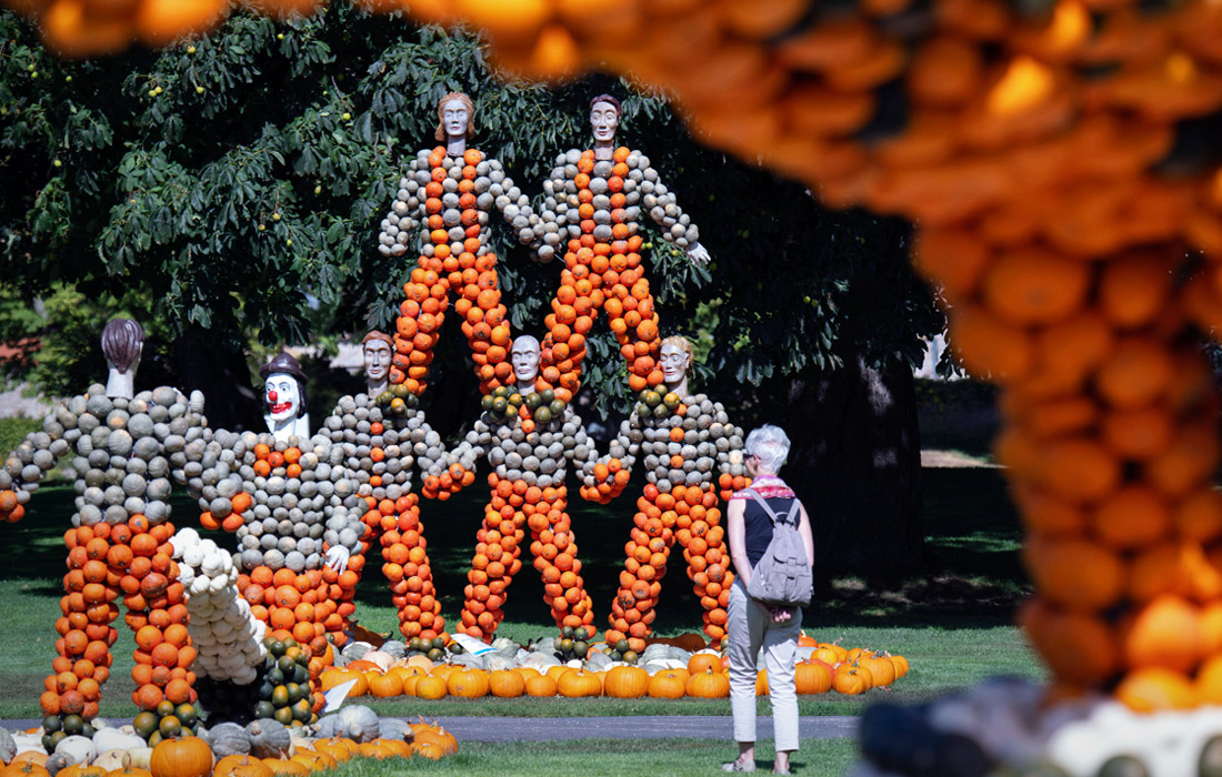 Международная выставка садоводства проходит в Эрфурте, Германия
