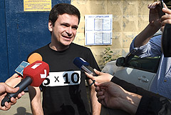 Илья Яшин вышел из спецприемника после пятого ареста