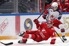 ЦСКА забросил девять шайб "Спартаку" в матче КХЛ