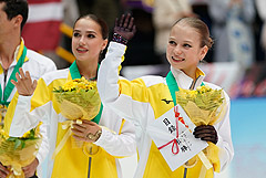 Фигуристки Загитова и Трусова выиграли Japan Open в составе сборной Европы
