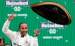 Хэмилтон выиграл Гран-при Мексики "Формулы-1", Квят стал девятым