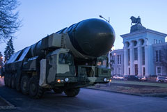 Российские военные успешно запустили учебную ракету "Тополь" в сторону Казахстана