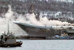"Адмирал Кузнецов" не получил критических повреждений при пожаре