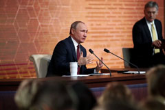 Большая пресс-конференция Владимира Путина. Онлайн