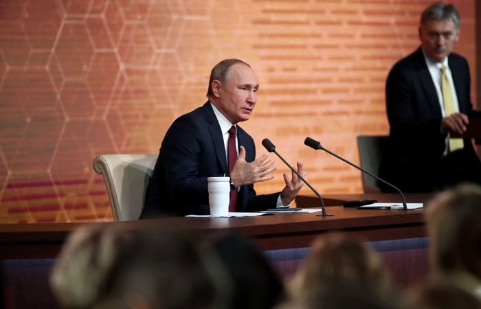 Большая пресс-конференция Владимира Путина. Онлайн