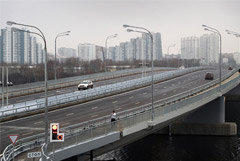 В Москве открылся автомобильный мост через Кожуховский затон
