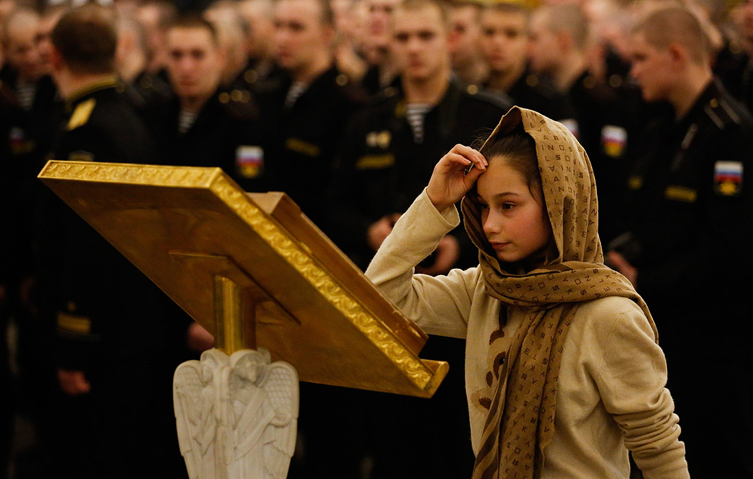 Кронштадт. В Кронштадтском Военно-Морском соборе