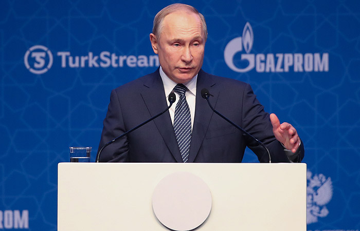 Путин гарантировал безопасность поставок газа по "Турецкому потоку"