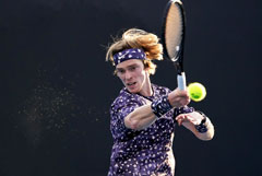Андрей Рублев пробился в третий круг Australian Open