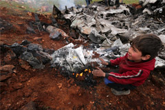 Экипаж сбитого вертолета сирийской армии погиб