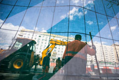 Ремонт дорог в Москве начался раньше обычного из-за аномального тепла