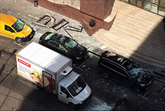 В московском бизнес-центре произошел взрыв