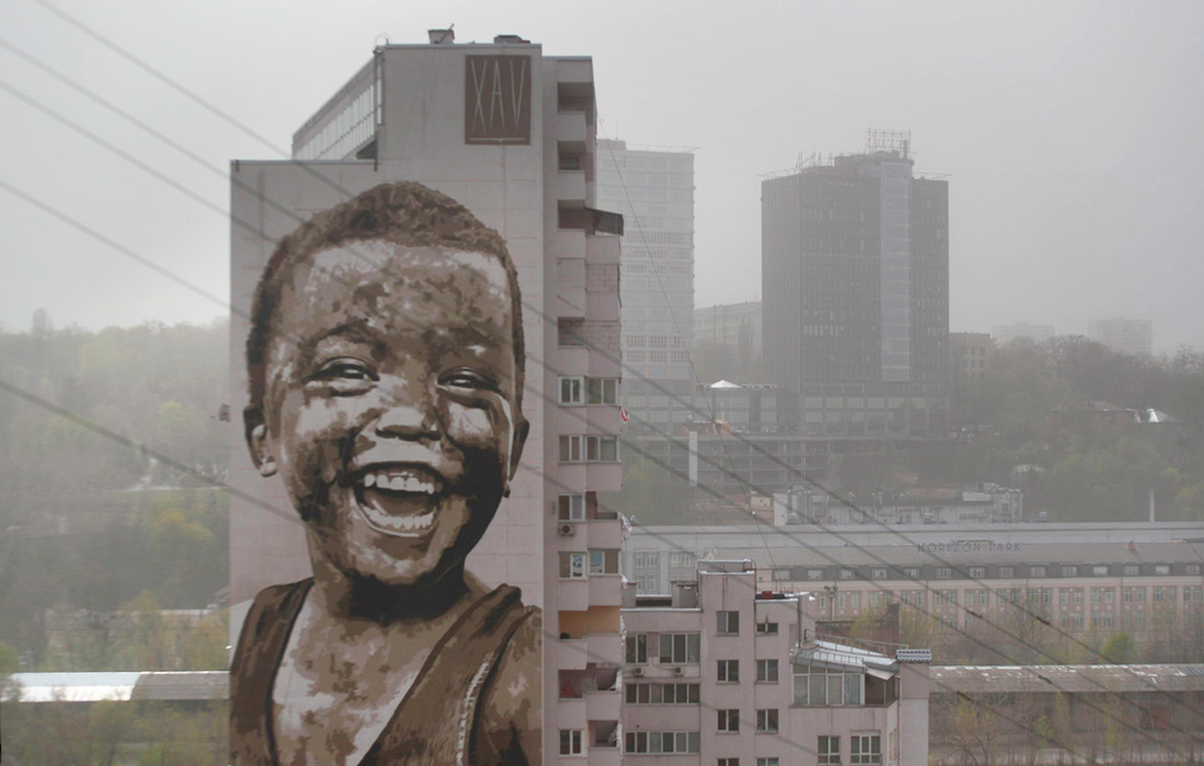 Киев накрыла пыльная буря