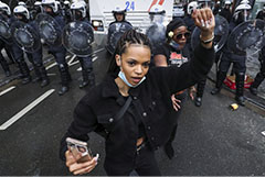 В Брюсселе после воскресных беспорядков задержаны 239 погромщиков