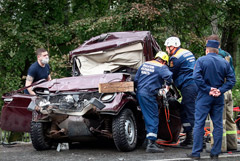 Два человека погибли в аварии с военной колонной в Ярославской области