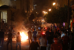 Антиправительственные протесты прошли в Бейруте