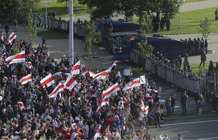 Свыше 400 человек задержаны на акции протеста в Минске