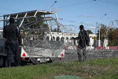 В центр Минска ввели бронетехнику