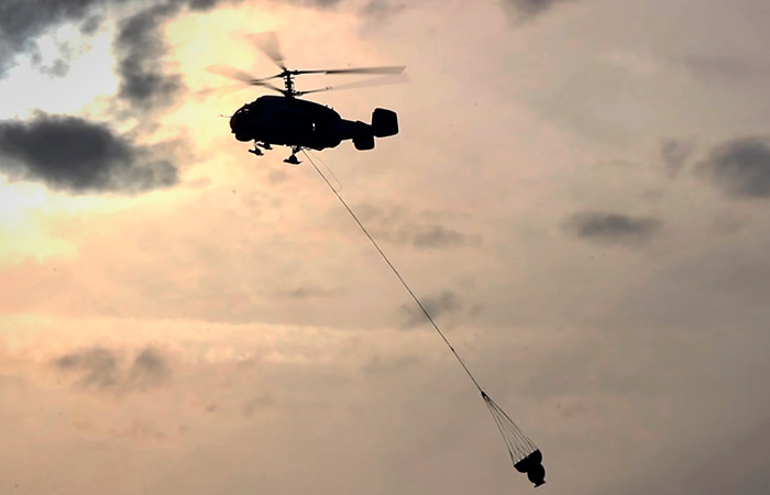 Лесной пожар под Воронежем начался из-за учебных стрельб с вертолета