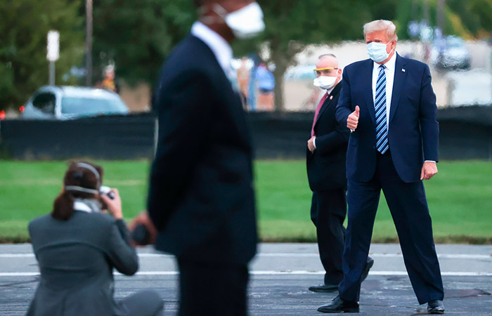 Переболевший COVID-19 Трамп заявил, что уже не опасен для окружающих