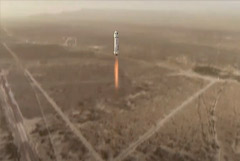 Blue Origin запустила ракету для испытания лунной посадочной системы