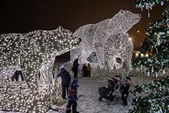 В Москве в ночь на вторник выпадет до пяти сантиметров снега