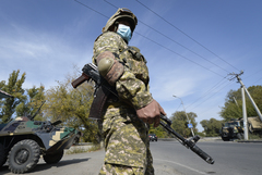 В ГУВД Бишкека заявили, что ночь прошла спокойно