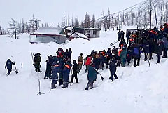 В Норильске объявили 10 января днем траура по погибшим под лавиной